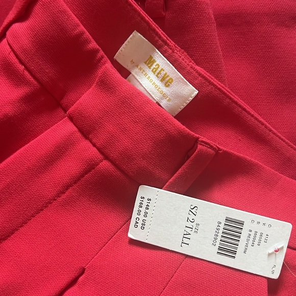 NWT! Anthropologie The Avery Pleated Wide-Leg Trousers by Maeve - Picture 2 of 2